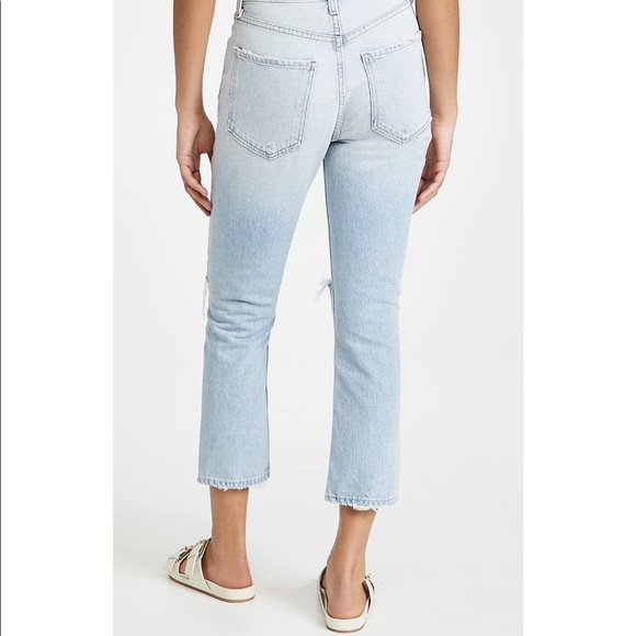 AGOLDE High Rise Riley Straight Crop Jeans size 29 - Picture 3 of 4